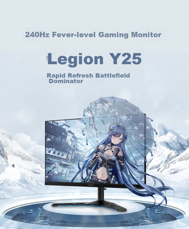 Lenovo Savior 27-Inch Curved Screen, Native 180Hz, Eye-Protecting High Color Gamut, Height Adjustable And Rotatable, 1500R Golden Curved Y7000P Gaming Monitor, R27qc-30 1