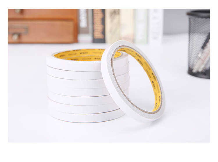 M&G High Adhesive Cotton Paper Double-Sided Tape 9mm x 10y (9.14m/Roll) Office Supplies AJD97348 Single Roll 1