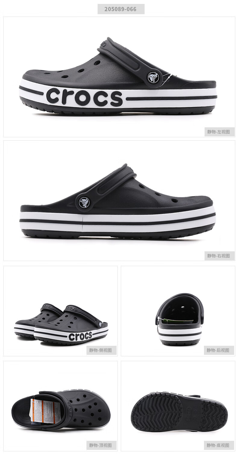 CROCS Bayaband Clog, Unisex Sandals And Slippers, Beach Shoes, 205089-066, M4W6 2