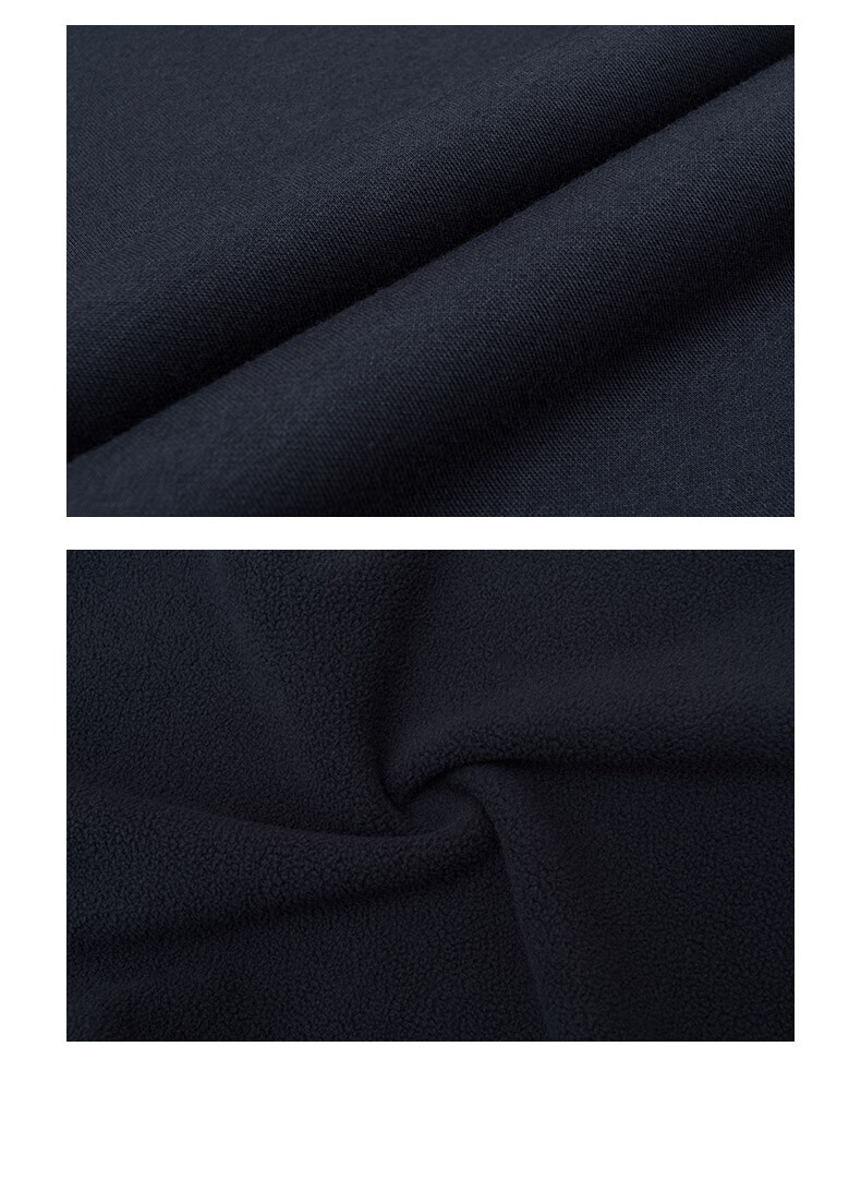 Anta Fleece-Lined Men's Straight-Leg Sweatpants Knitted Outdoor Running Warm Casual Pants for Men 70