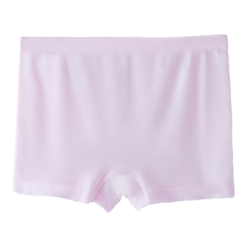 Hzasz Children's Underwear for Girls, Modal Mid to Big Kids Boxer Briefs, Developmental Seamless Panties for Young Girls, N40, Hibiscus Purple, Size M