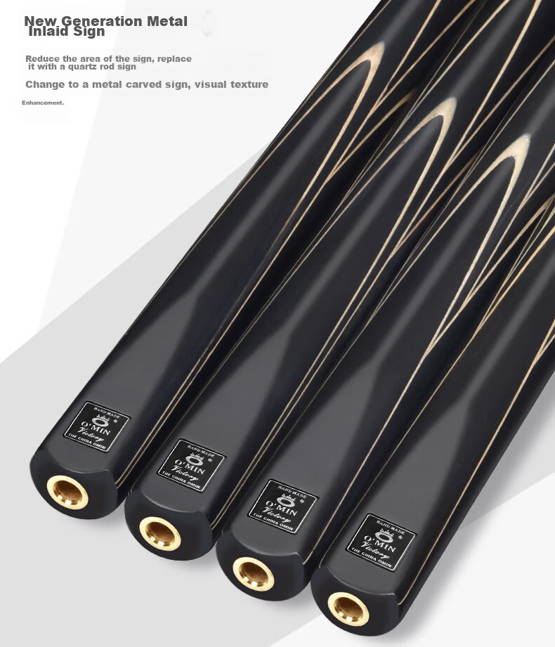 Aomi New Champion Velvet Cue Case Set Billiard Cue Pool Cue Small Tip Snooker Cue Chinese 8-Ball English Style 9