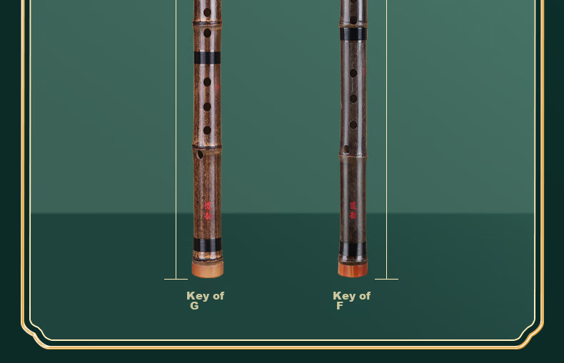 Daoyun Purple Bamboo Xiao Flute, Eight-Hole G Key, Beginner's Entry-Level Professional Ancient Style Purple Bamboo Short Flute, Musical Instrument 20