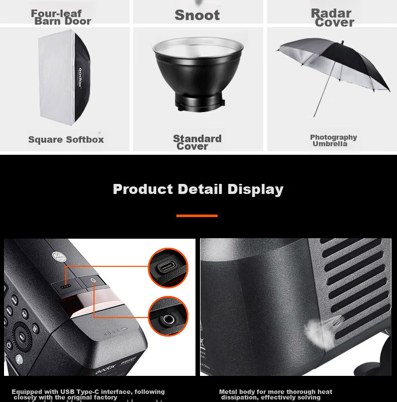 Godox AD400pro Portable Flash for Outdoor Photography with TTL Auto Metering, High-Speed Continuous Flash, And Portable Desig 15