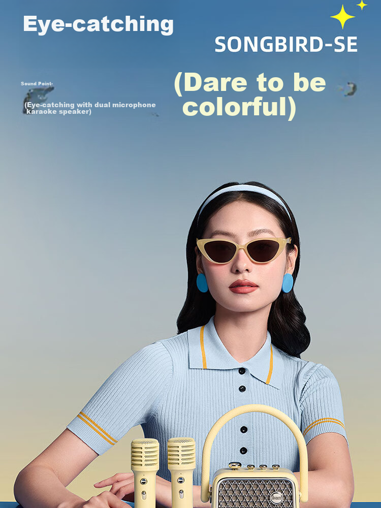 Divoom Karaoke Speaker with Dual Microphones, Sound Card, Built-In Microphone, Bluetooth Speaker, Home Karaoke Machine, KTV Birthday Package, Teacher's Day Gift 1