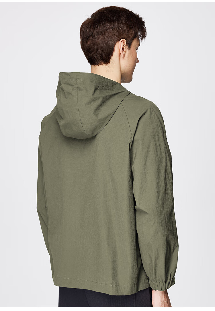 FIRS Lightweight Breathable Sun Protection Jacket for Men Smooth Stiff Outdoor Skin Jacket Hooded Casual Coat 9