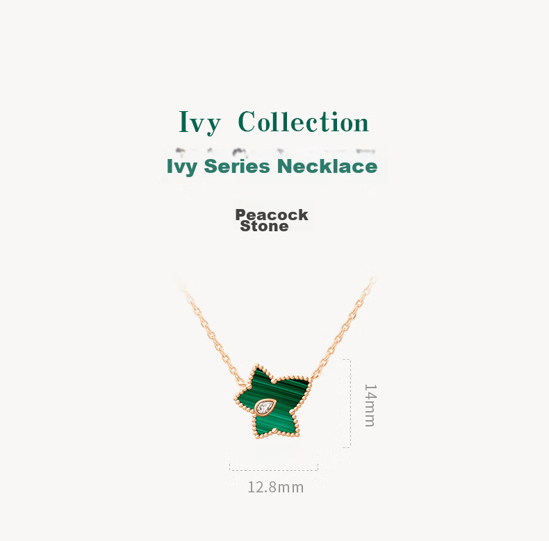 LOLA ROSE Evergreen Ivy Necklace for Women, Holiday Gift, Birthday Present for Girls 12