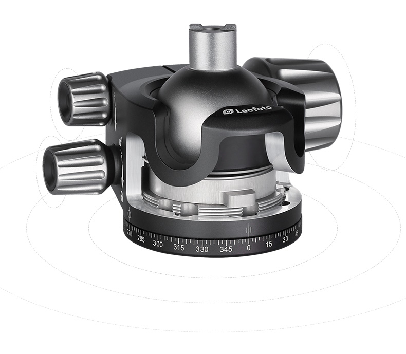 Leofoto Gimbal, Dual Panoramic 360-Degree Clamp, Photography And Videography, Mirrorless And DSLR Camera, Lightweight And Stable Professional Spherical Gimbal, LH-36R 12
