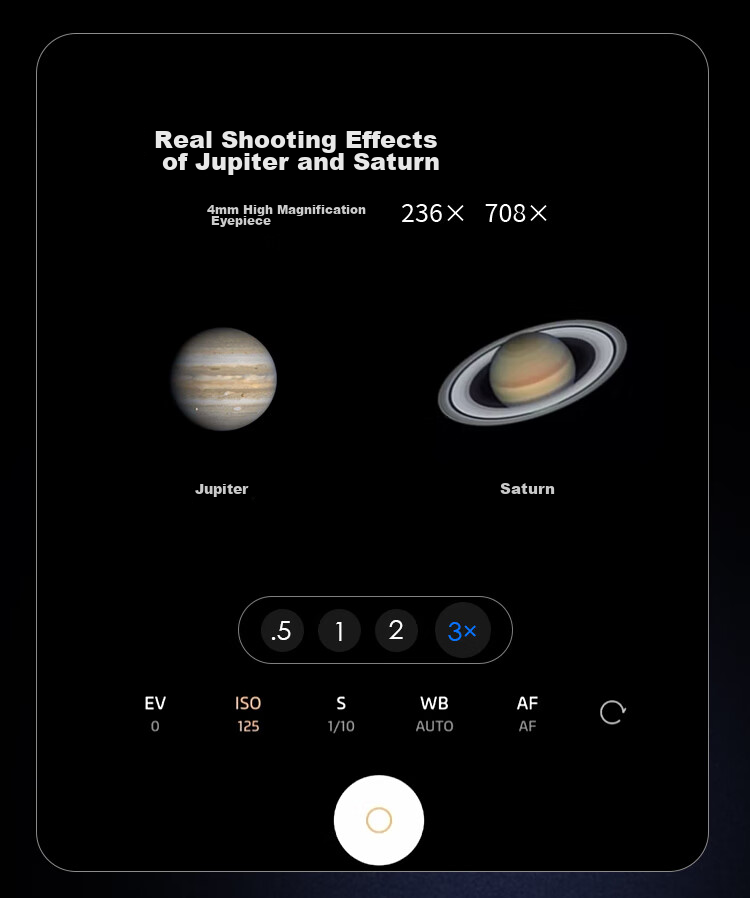 EXPLORE SCIENTIFIC 80EQ3 Astronomy Telescope Large Aperture Professional High-Definition High-Power Stargazing Kids Gift 8
