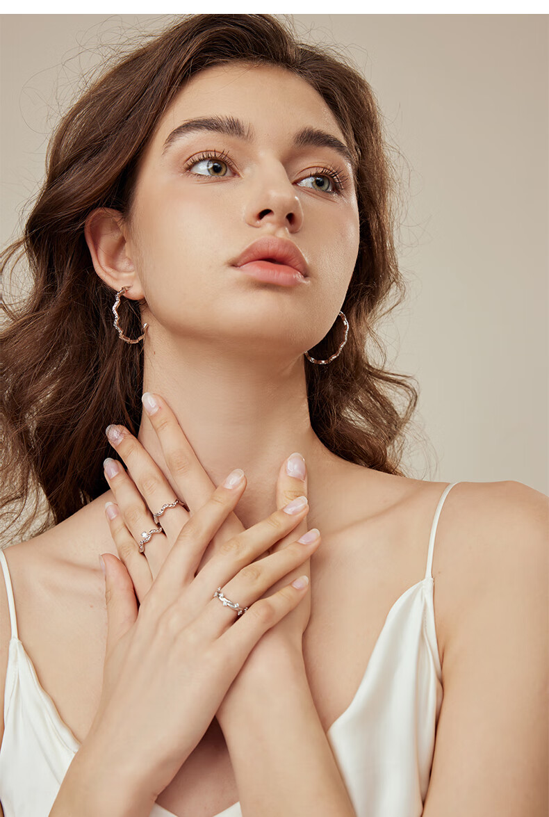 Arsis Flowing Light Series Lianjing Wave Earrings for Women, Fashion Jewelry, 925 Silver Studs, Birthday Gift for Girlfriend 5