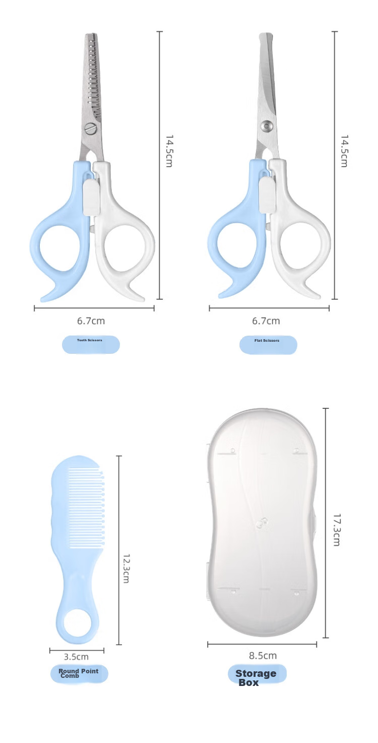 DOCTOR MA Hair Trimmer, Baby Hair Clipper, Infant Hair Cutter, Hair Shaver Comb, Bangs Trimmer, Children's Hair Cutting Tool, Gree 14