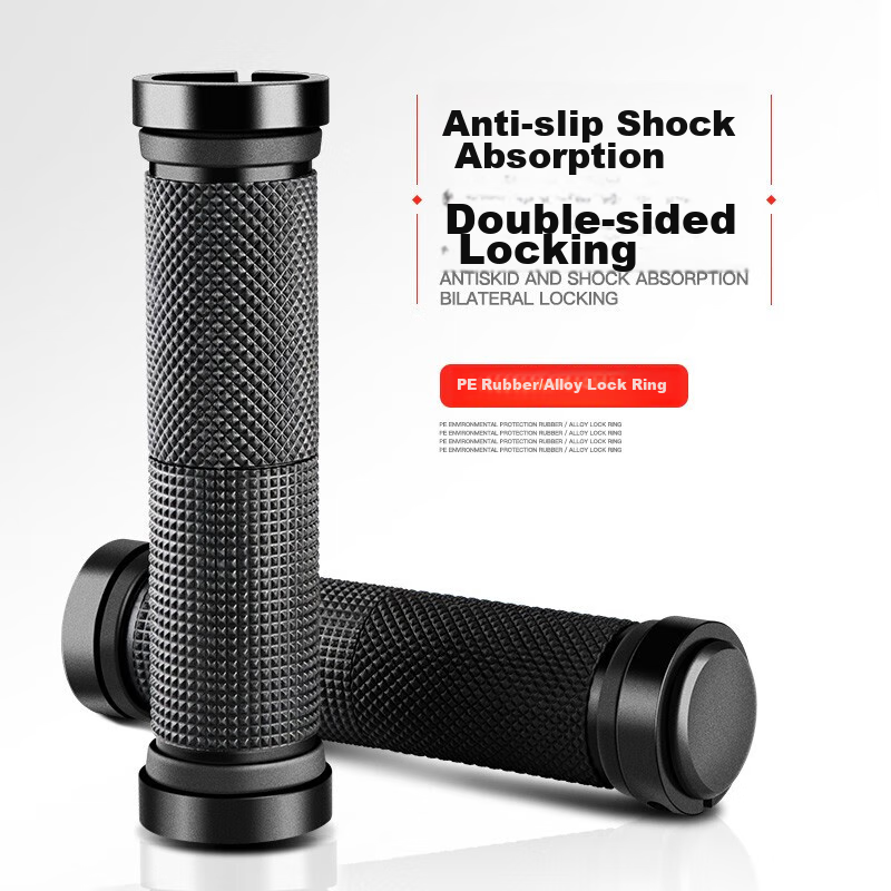 Move Iron Mountain Bike Handlebar Cover, Bicycle Grip Cover, Aluminum Alloy Lock Handlebar, Bicycle Equipment Accessory, Handlebar, Black