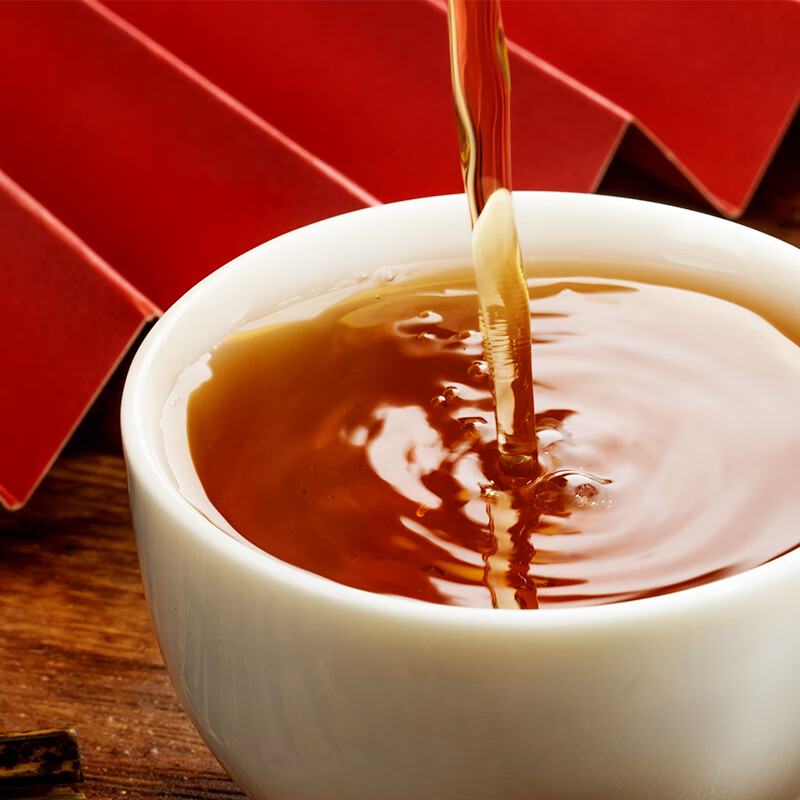 泾渭茯茶黑茶 过节礼盒 咸阳茯茶 陕西西安特产 金花茯砖茶  茶本良品880g