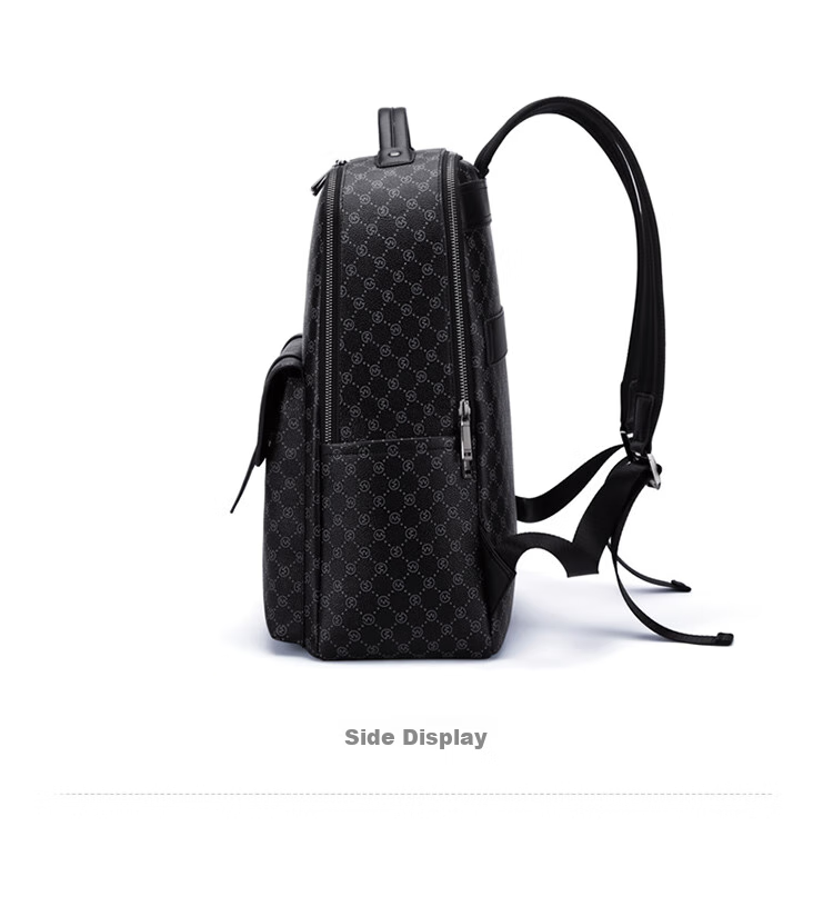GOLF Backpack, Men's Fashionable Printed Large Capacity Backpack, Water-Resistant Laptop Bag for Men And Women, Student Schoolbag, Trendy Casual Business Travel Backpack, 5I688466J Black 21