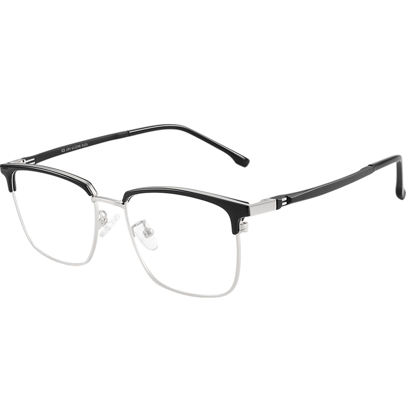 Bertha East China Sea Natural Crystal Lens Brand Reading Glasses for Men, Stone Eyeglasses, High-End Clear Anti-Scratch Wear-Resistant, Gift for Father