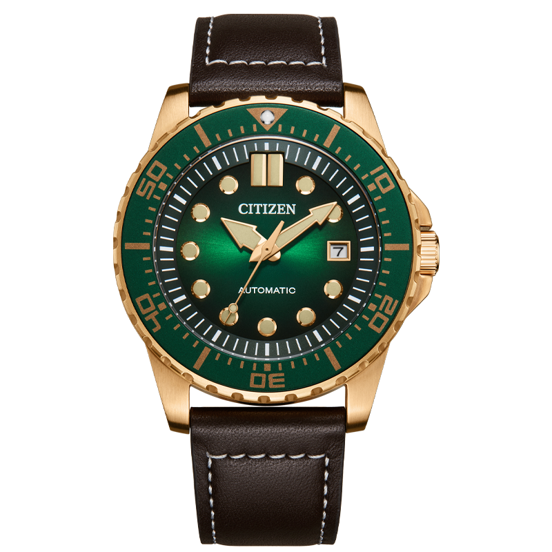 CITIZEN Watch for Men, Japanese And Korean Style, ME Color Series Automatic Mechanical Leather Strap, Student Gift for Boyfriend, NJ0173-18X