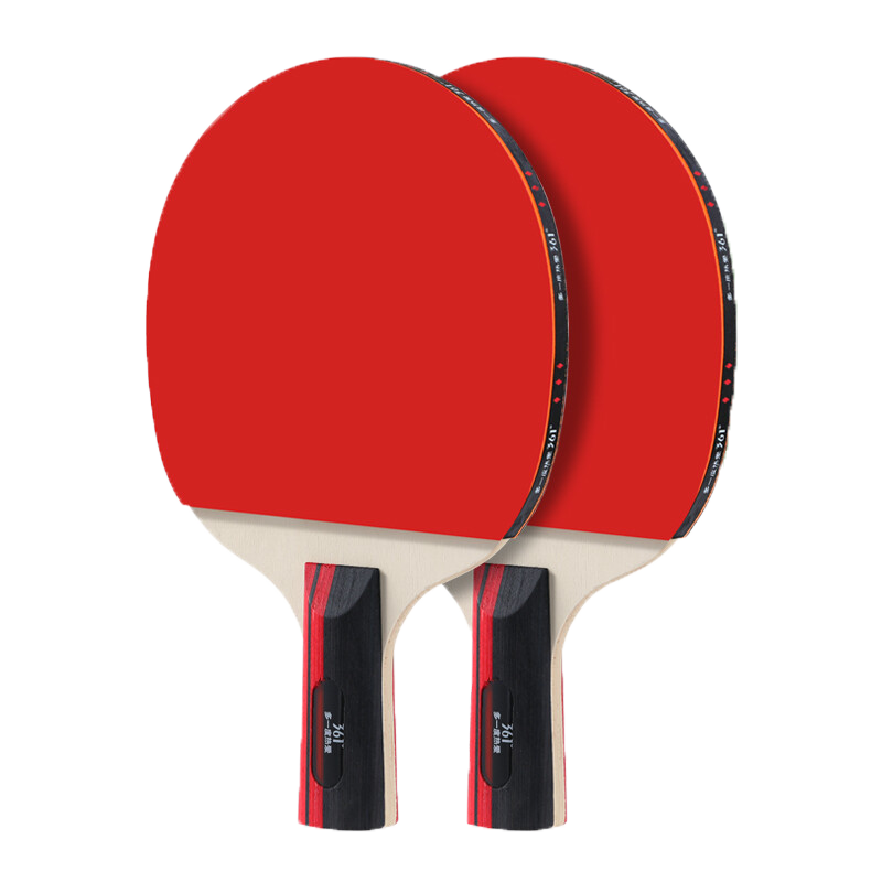 361° Table Tennis Racket Beginner Set, 3-Star Professional Ping Pong Racket, 3-Star [Straight Handle Pair] with 3 Yellow Balls Included