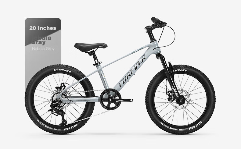 FOREVER Mountain Bike, 27-Speed, 26-Inch, for Men And Women, Adult And Youth, City Off-Road Bicycle, Nebula Gray 37