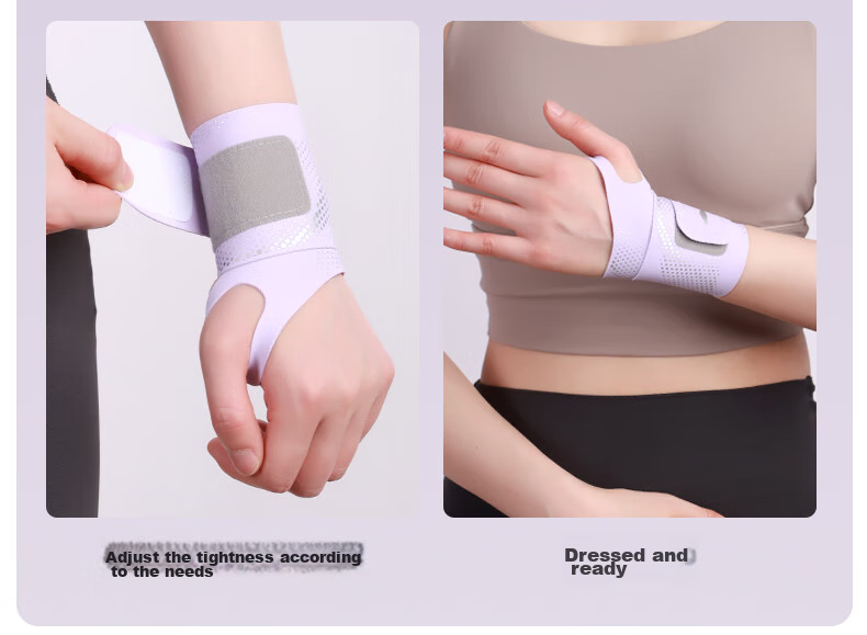 Li-Ning Wrist Guard Fitness Tendon Sheath Anti-Sprain Inflammation Wrist Brace for Badminton, Tennis, Basketball, Volleyball, Bench Press, Compression Sweat-Absorbing Wristband 35
