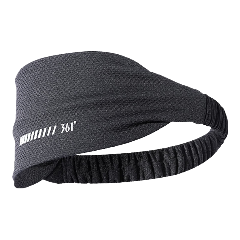 361° Sports Headband for Men And Women, Sweat-Absorbing Headband, Sweat-Stopping Band for Running, Sweat-Guiding Band for Fitness And Basketball, Sweat-Proof Headband, Black