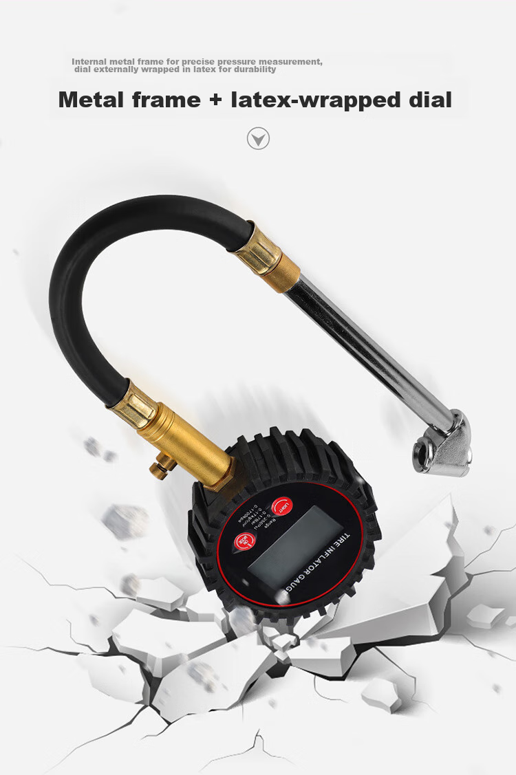 Kulaipu Digital Tire Pressure Gauge with Curved Rod, Truck And Bus Tire Pressure Monitor KLP-86007 16