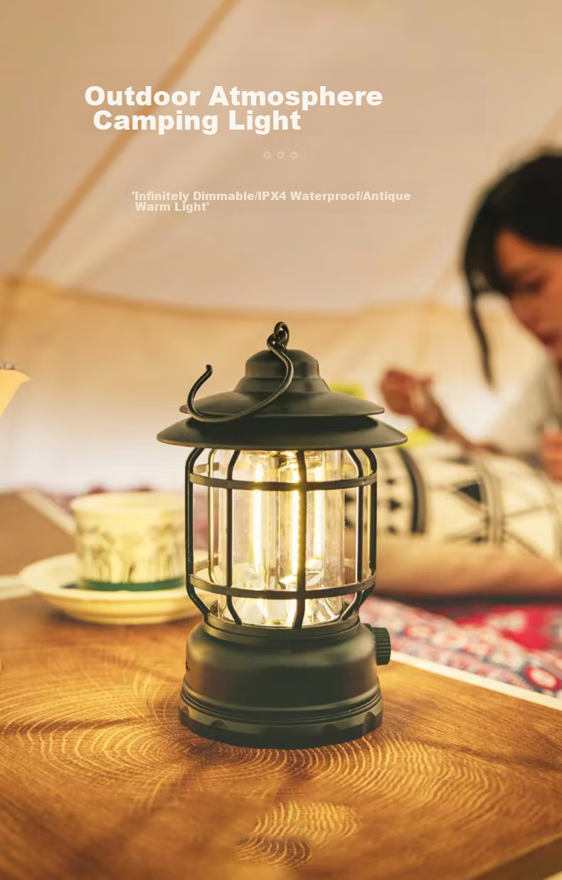 Tanlu Feng Outdoor Camping USB Fan High Power Car Hanging Rechargeable Long Battery Life Tent Light Night Fishing Illumination 1