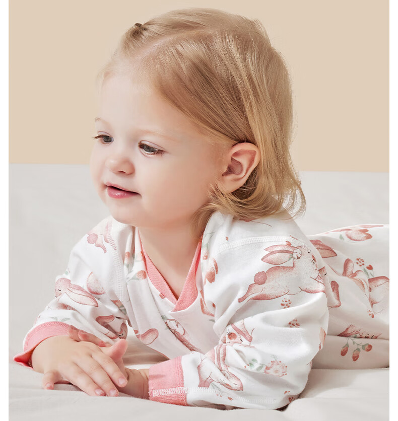 Beitaisi Baby Clothes Spring And Autumn Outfit, Infant Onesie Pure Cotton, Newborn Boys And Girls, Small Age All-Season Pajamas Romper 2