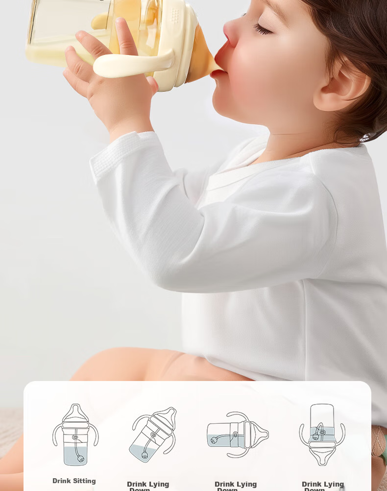 YEEHOO Newborn Anti-Colic Noble Bottle, Baby PPSU Bottle, 150ml S Size Nipple + Y Size Nipple 17