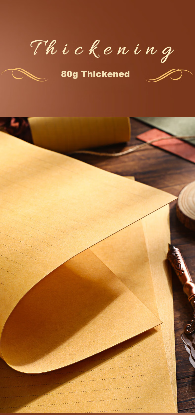 Jianfan B5/40 Sheets of Vintage Artistic Love Letter Paper, Elegant Stationery with Envelopes for Handwritten Greeting Cards, New Year's, Valentine's Day, Birthday Gifts, Confession Letters, Bookmarks, Manuscript Paper, And Invitation Cards 3