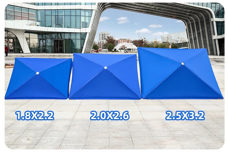 DSRAWMYT Outdoor Sun Umbrella Large Commercial Patio Umbrella Big Market Square Rectangular Rain Shelter Umbrella 11