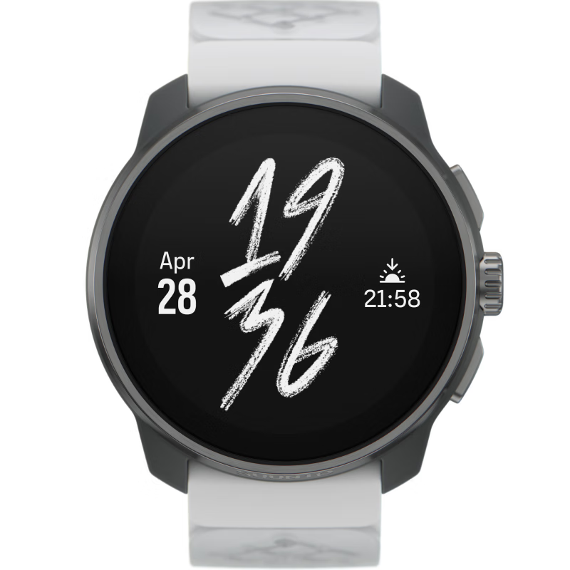 SUUNTO RACE S Lightweight Outdoor Training Wristwatch, Professional Running Sports Smartwatch Birthday Gift, White Pine Gree
