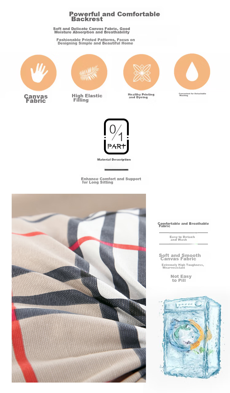 AVIVI Bed Headboard Cushion, Triangular Large Backrest Pillow, Soft Pack Lumbar Support, Office Sofa Throw Pillow, Waist Pillow, Xiyingying 3