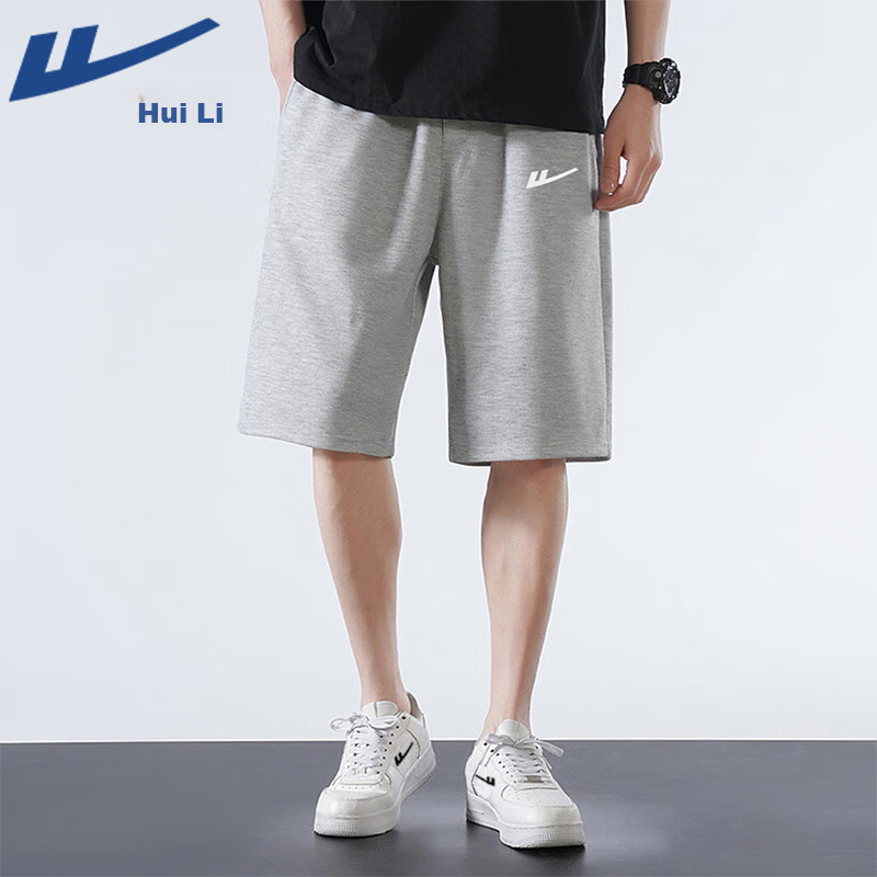 Warrior Pure Cotton Shorts for Men, Summer Breathable Casual Pants, Loose-Fitting Youth Running Fitness Sports Shorts B 11