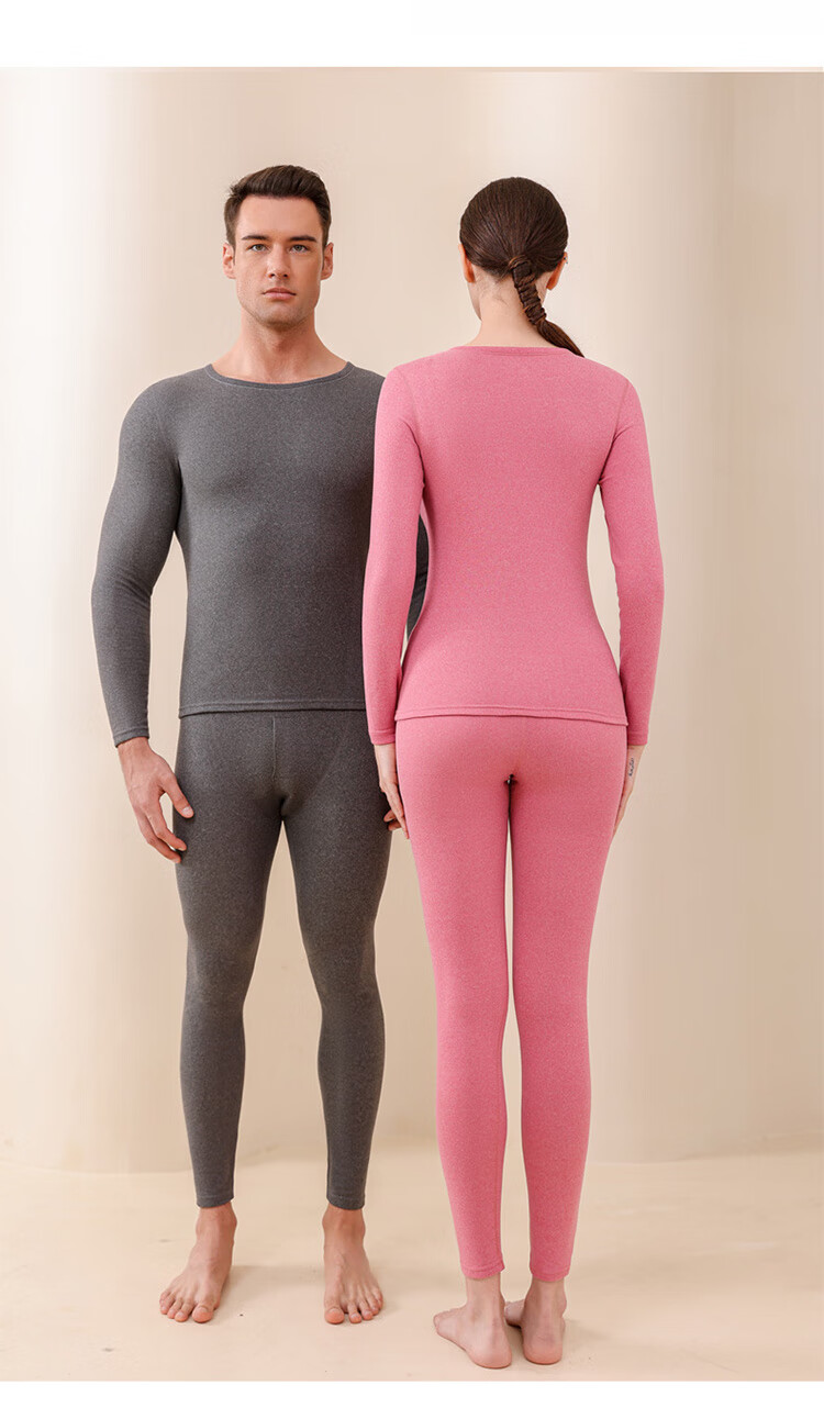 XUEXIMAN Men's Thermal Underwear Set Cashmere Silk Autumn Winter Fleece Lined Base Layer 3XL 3
