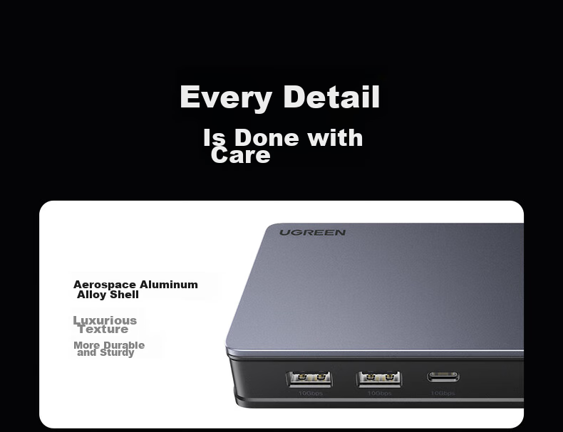 UGREEN Type-C 3.2 Dual HDMI/DP Triple Display Extension Dock, DisplayLink Technology, Compatible with Apple Thunderbolt 4/5 Expansion Dock, Suitable for Apple M345 Multi-Screen Extension 10G 27