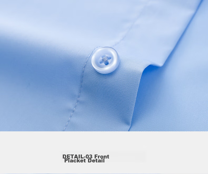 ROMON [Wrinkle-Resistant Modal] Wrinkle-Free Short-Sleeve Shirt Men's Top Casual Business Professional Formal White Dress Shirt Jacket 18