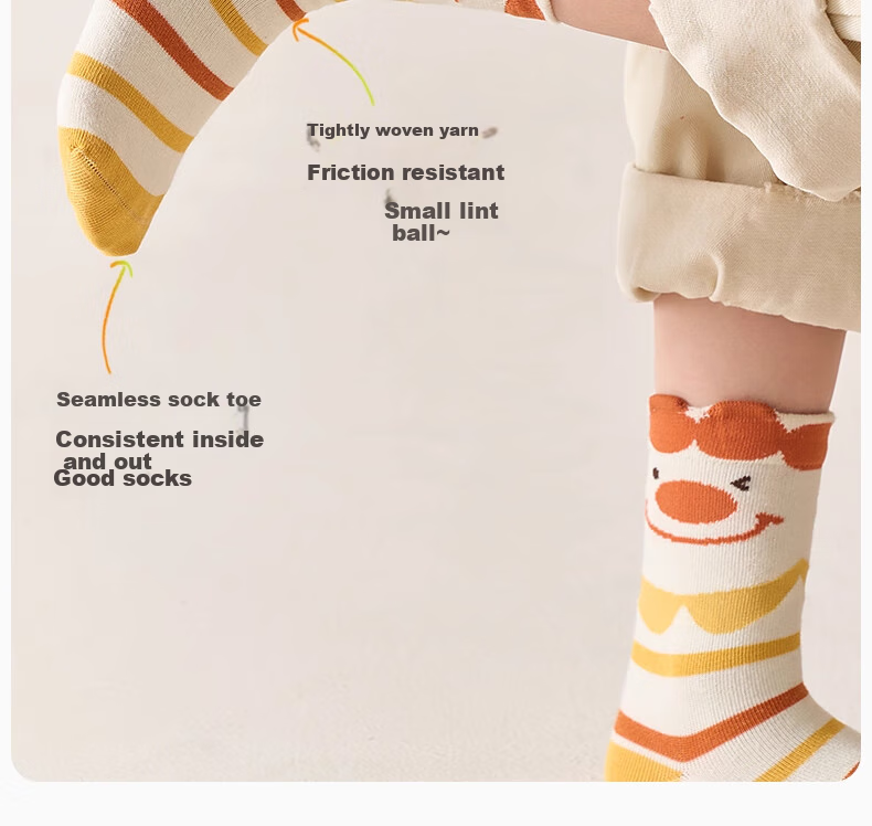 Mianqixiong Boys' Socks, Long Tube Spring And Autumn High Socks, Children's Cotton Socks, Thin Summer Style, Baby Boy High Socks, Boys' Autumn Socks 2