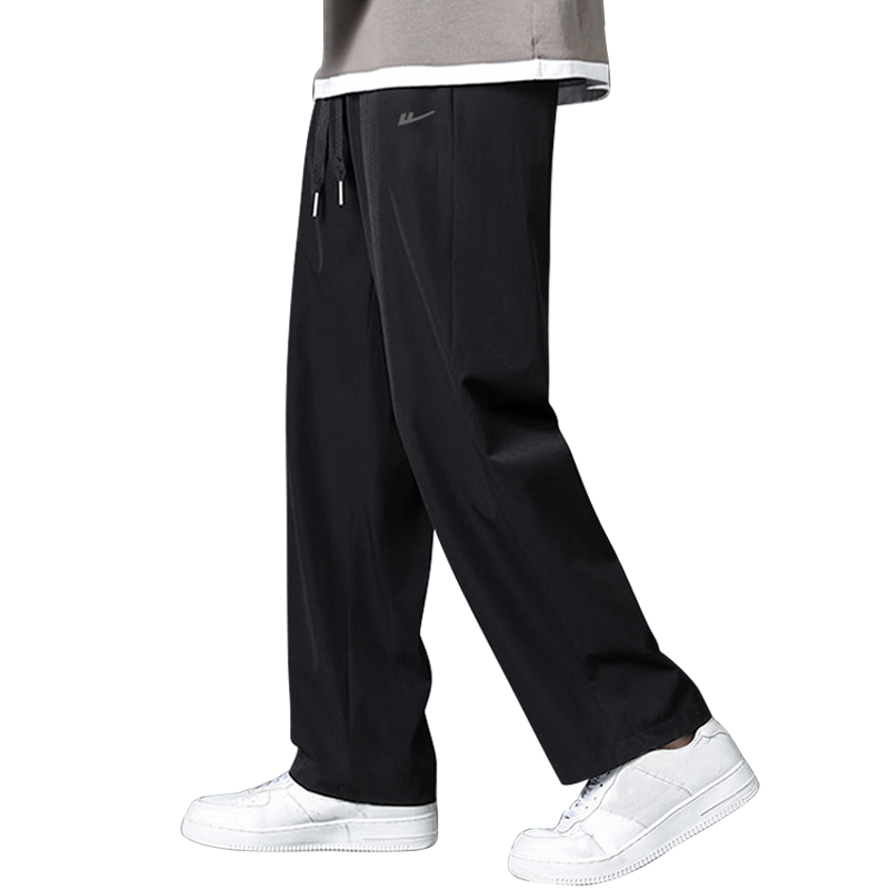 Warrior Pants, Summer Men's Sports Trousers, Ice Silk Quick-Dry Casual Pants for Men, Loose Straight Wide-Leg Pants for Me