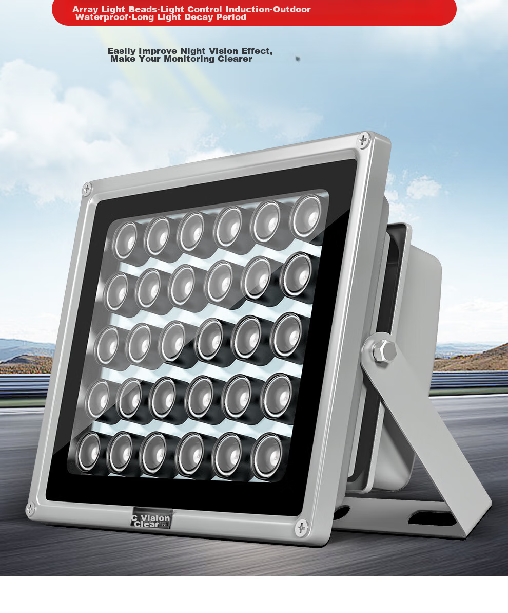 COMPCCTV White Light Camera Fill Light Barrier Parking Lot Night Vision License Plate Monitoring, 220v15 Fill Light 3