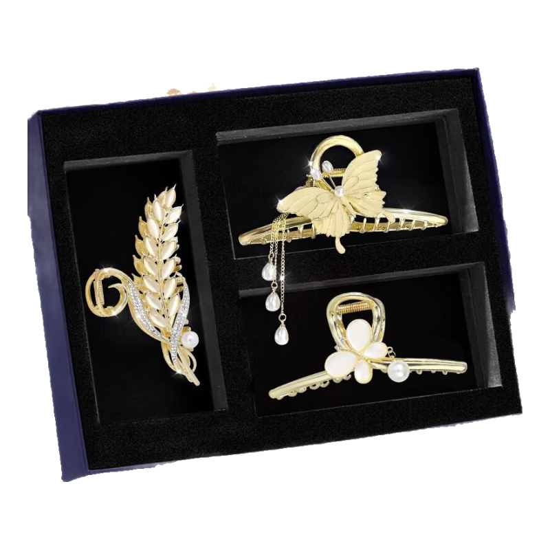 Gunai Hair Clip for Women, High-End 2025 Bun Maker, Shark Clip, New Year Gift for Girls, Practical And Thoughtful