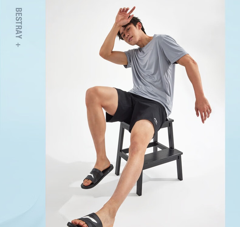 Li-Ning Slippers, Sports Sandals for Men And Women, Summer Outdoor Wear, Non-Slip, Indoor And Outdoor Use, Comfortable, Lightweight, Breathable, Slide Sandals 19