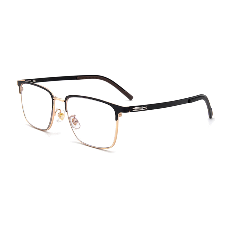 Nianqingtai High-Definition Comfortable Unisex Glasses for Elderly And Single Vision, Ultra-Light Imported Anti-Blue Light Reading Glasses D672 + 4.00 Diopters