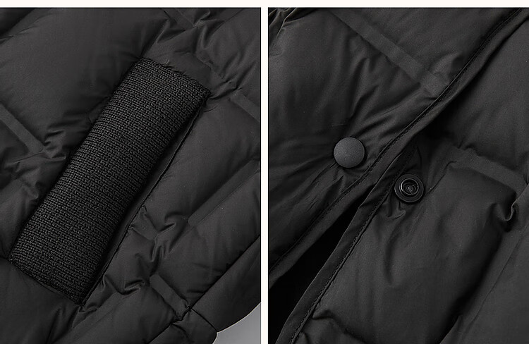 Dme [Puff Lover] 25 Winter Cloud 90% Duck Down Matte Horizontal Knitted Slimming Bread Women's Down Jacket 10
