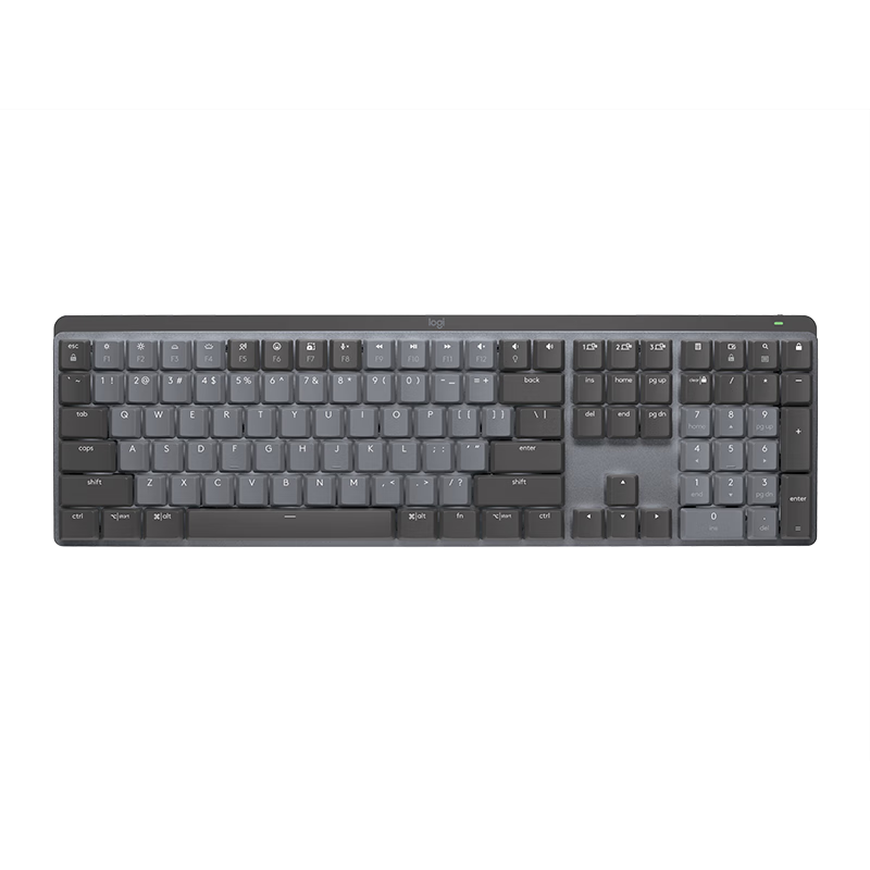 Logitech MX Mechanical Business Low-Noise Wireless Dual-Mode Short-Travel Mechanical Keyboard Smart Keyboard Full-Size Linear Red Switches 110 Keys