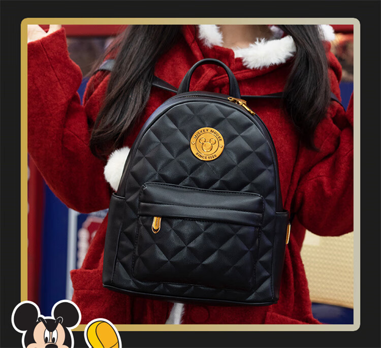 Disney Mickey Mouse Backpack for Women, Fashionable Teenage Girl Backpack, Birthday Gift Box Set for Girls 16