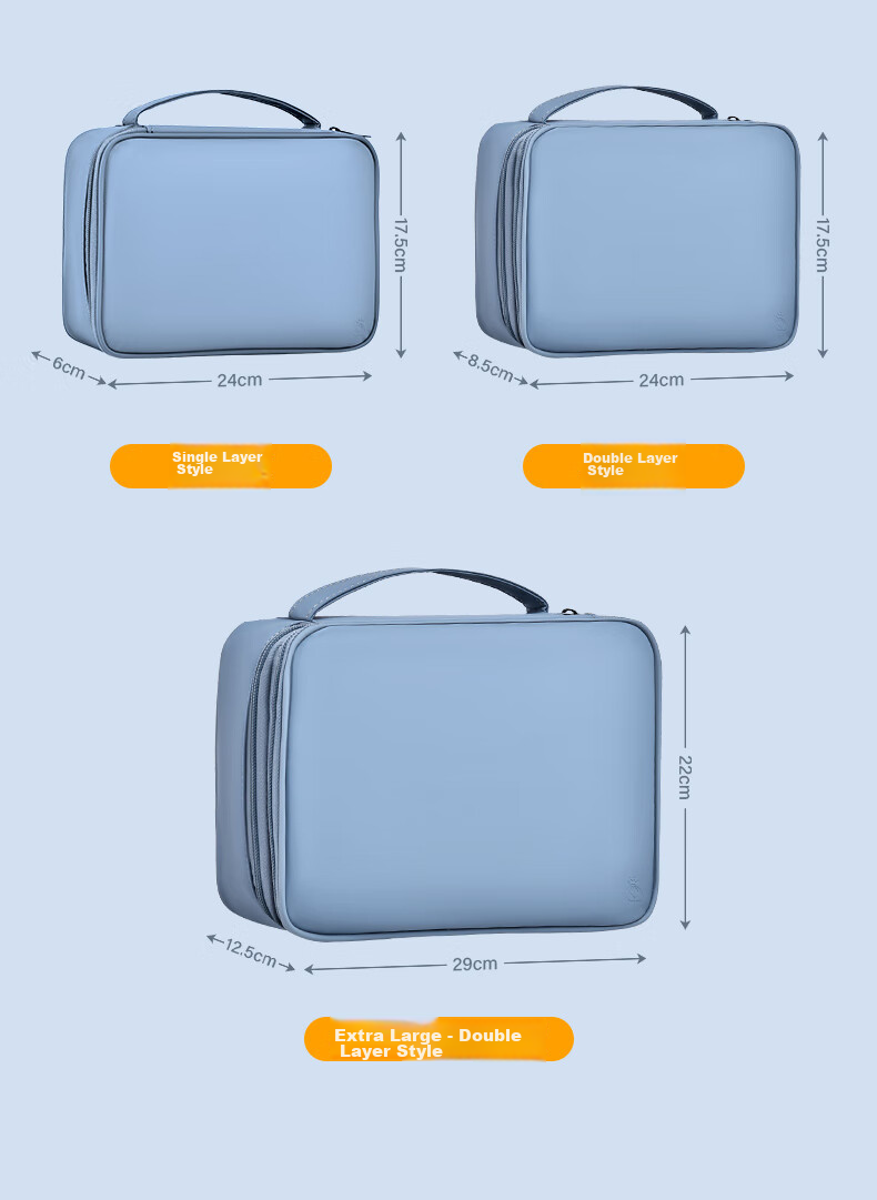 DiyiGongfang Large Capacity Laptop Power Cord Storage Pouch, Data Cable USB Drive Charger Mouse Earphone Multi-Functional Organizer Pouch Universal Apple Huawei Computer Accessory Storage Bag 18