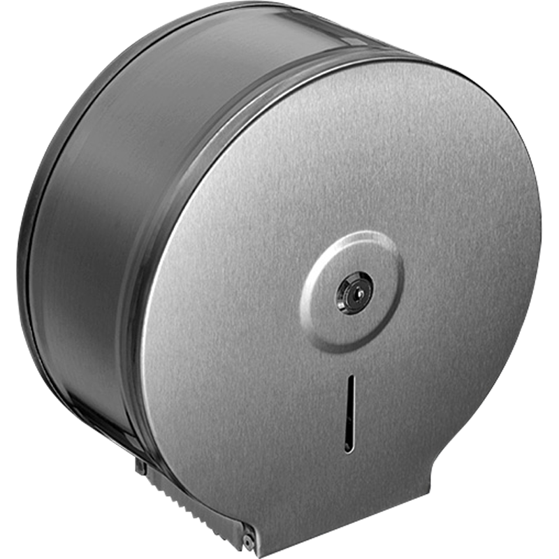Meiruide Large Roll Paper Box, Stainless Steel, Hotel Public Restroom Wall-Mounted Tissue Dispenser, Toilet Paper Holder, Z250D-L