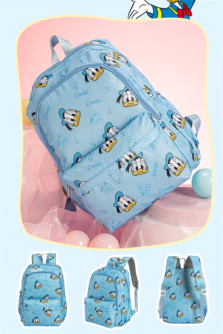 Disney Mickey Mouse Backpack, Children's Ultra-Light Travel Backpack, Boys And Girls Travel Backpack 9