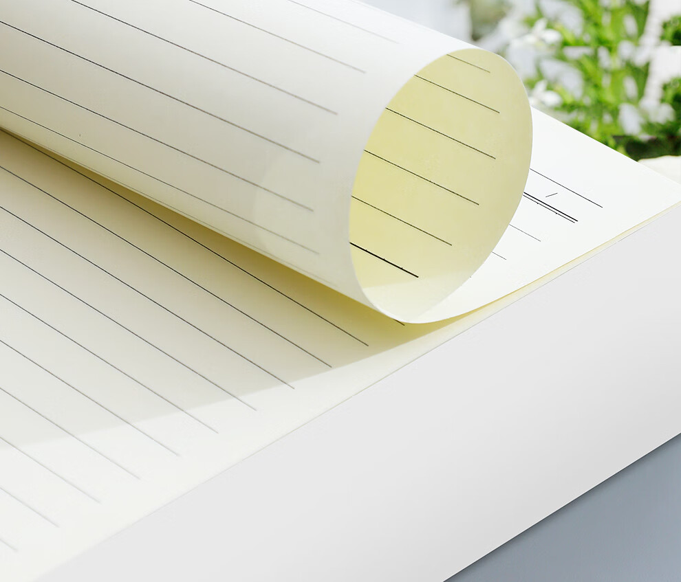 Jiaranheng Loose-Leaf Refill Paper for A4 Loose-Leaf Notebooks And Journals, 4-Hole Refill Pages, Thick Lined Paper for Replacement Inner Pages 45