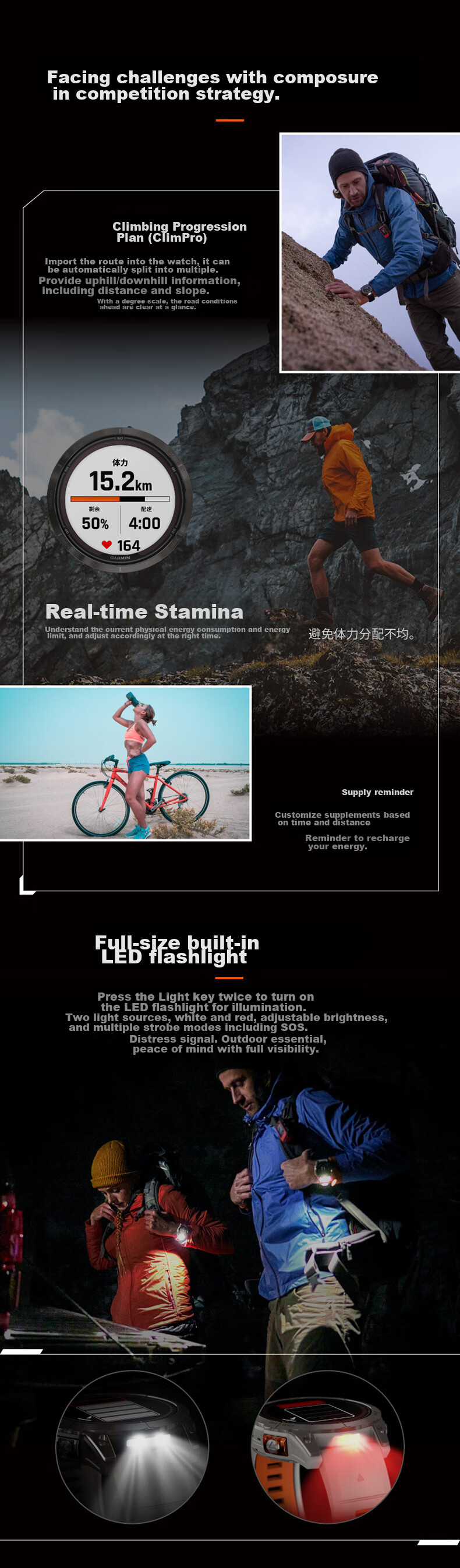GARMIN Fenix7X Pro Solar-Powered Smartwatch for Ultimate Frisbee, Golf, Ice Hockey, Rugby, And Rafting - Flagship Editio 5